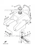 RESERVOIR A ESSENCE pour Yamaha YFM350X de 1997