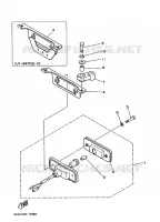 FEU ARRIERE pour Yamaha YFM350X de 1997