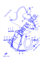 RADIATEUR / DURITES pour Yamaha YFZ350 de 1997