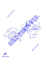 EMBLEME / ETIQUETTE pour Yamaha BADGER 80 de 1996