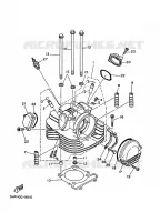 CULASSE pour Yamaha YFM350FW de 1996