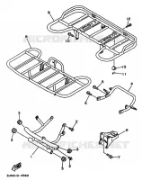 PARE CHOCS pour Yamaha YFM350FW de 1996