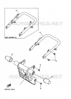 PARE CHOCS pour Yamaha YFM350X de 1996