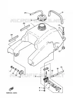 RESERVOIR A ESSENCE pour Yamaha YFM350X de 1996