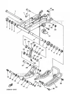 BRAS ARRIERE pour Yamaha YFM350X de 1996