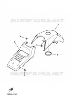 COUVERCLE LATERAL pour Yamaha YFM350X de 1996