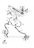 MAITRE CYLINDRE DE FREIN AVANT pour Yamaha YFM350X de 1996