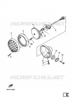 PHARE  pour Yamaha YFM350X de 1996