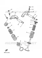 SOUPAPE pour Yamaha YFM350X de 1996