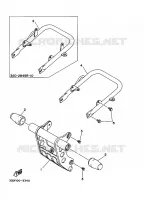 PARE CHOCS pour Yamaha YFM350X de 1996