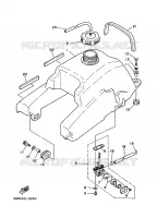 RESERVOIR A ESSENCE pour Yamaha YFM350X de 1996