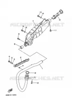 ECHAPPEMENT pour Yamaha YFB250FW de 1996