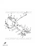 SUPPORT / REPOSE PIEDS pour Yamaha YFB250FW de 1996