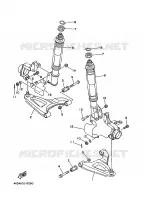 SUSPENSION / ROUE AVANT pour Yamaha YFB250FW de 1996