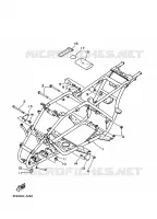 CADRE pour Yamaha YFA1 de 1995