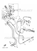 GUIDON ET CABLES pour Yamaha YFA1 de 1995