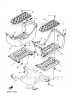 SUPPORT / REPOSE PIEDS pour Yamaha YFA1 de 1995