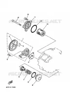 POMPE A HUILE pour Yamaha YFB250 de 1995