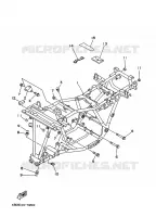CADRE pour Yamaha YFB250 de 1995