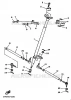 DIRECTION pour Yamaha YFM350ER de 1995