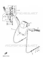 GUIDON ET CABLES pour Yamaha YFM400FW de 1995