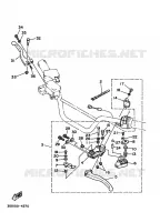 COMMODO / LEVIER pour Yamaha YFZ 350 BANSHEE de 1994