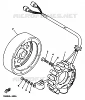 ALLUMAGE pour Yamaha YFM350X de 1994
