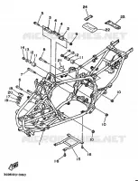 CADRE pour Yamaha YFM350X de 1994