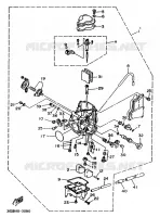 CARBURATEUR pour Yamaha YFM350X de 1994
