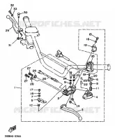 COMMODO / LEVIER pour Yamaha YFM350X de 1994