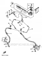 MAITRE CYLINDRE DE FREIN AVANT pour Yamaha YFM350X de 1994
