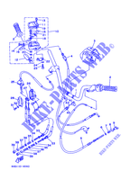 GUIDON ET CABLES pour Yamaha YFB250FW de 1994