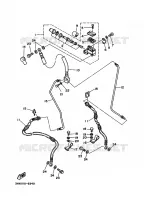 MAITRE CYLINDRE DE FREIN AVANT pour Yamaha YFM350FW de 1992