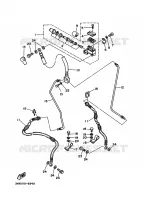 MAITRE CYLINDRE DE FREIN AVANT pour Yamaha YFM350FW de 1991