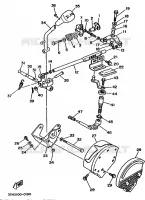 AXE DE SELECTEUR pour Yamaha YFM250 de 1990