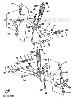 SUSPENSION / ROUE AVANT pour Yamaha YFM250 de 1990