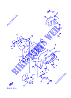 GARDE BOUE ARRIERE pour Yamaha YFM350FW de 1989