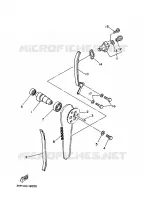 ARBRE A CAMES / CHAINE DE DISTRIBUTION pour Yamaha YFM350X de 1989