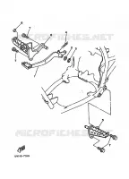 BEQUILLE / REPOSE PIEDS pour Yamaha YFM350X de 1989