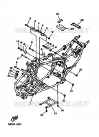 CADRE pour Yamaha YFM350X de 1989