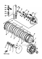 EMBRAYAGE DE DEMARREUR pour Yamaha YFM350X de 1989