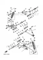 SUSPENSION / ROUE AVANT pour Yamaha YFM350X de 1989