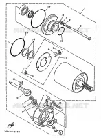 DEMARREUR pour Yamaha YFM350X de 1989