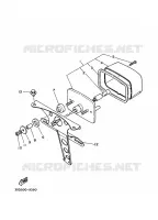 FEU ARRIERE pour Yamaha YFM350X de 1989