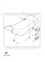 SELLE pour Yamaha YFM350X de 1989