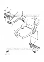 BEQUILLE / REPOSE PIEDS pour Yamaha YFM350X de 1988