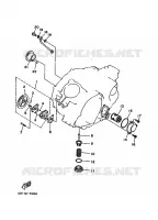 POMPE A HUILE pour Yamaha YFM350X de 1988