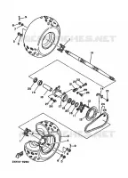 ROUE ARRIERE pour Yamaha YFM350X de 1988
