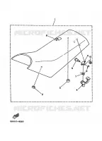 SELLE pour Yamaha YFM350X de 1988