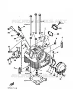 CULASSE pour Yamaha YFM350X de 1988